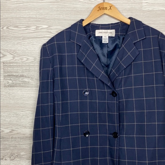 Jones New York Navy Jacket - Picture 2 of 6